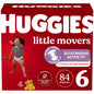 Huggies Size 5 Diapers, Little Movers Baby Diapers, Size 5 (27+ lbs), 132 Count (2 Packs of 66), Packaging May Vary - 7DAY'S
