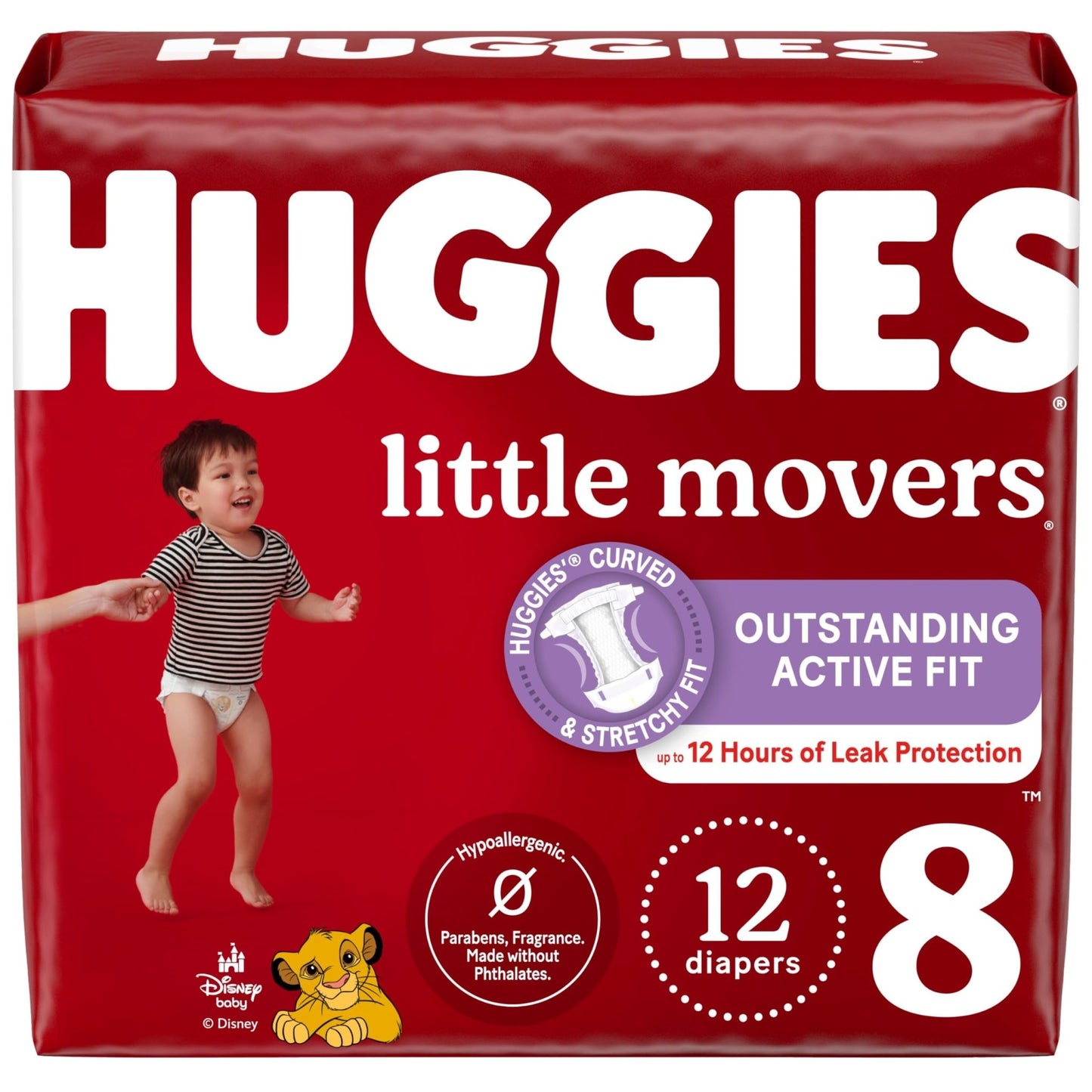 Huggies Size 5 Diapers, Little Movers Baby Diapers, Size 5 (27+ lbs), 132 Count (2 Packs of 66), Packaging May Vary - 7DAY'S