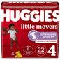 Huggies Size 5 Diapers, Little Movers Baby Diapers, Size 5 (27+ lbs), 132 Count (2 Packs of 66), Packaging May Vary - 7DAY'S