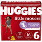 Huggies Size 5 Diapers, Little Movers Baby Diapers, Size 5 (27+ lbs), 132 Count (2 Packs of 66), Packaging May Vary - 7DAY'S