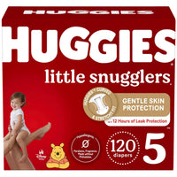 Huggies Size Newborn Diapers, Little Snugglers Baby Diapers, Size Newborn (up to 10 lbs), 31 Count, Packaging May Vary - 7DAY'S