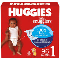 Huggies Size Newborn Diapers, Little Snugglers Baby Diapers, Size Newborn (up to 10 lbs), 31 Count, Packaging May Vary - 7DAY'S