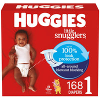 Huggies Size Newborn Diapers, Little Snugglers Baby Diapers, Size Newborn (up to 10 lbs), 31 Count, Packaging May Vary - 7DAY'S