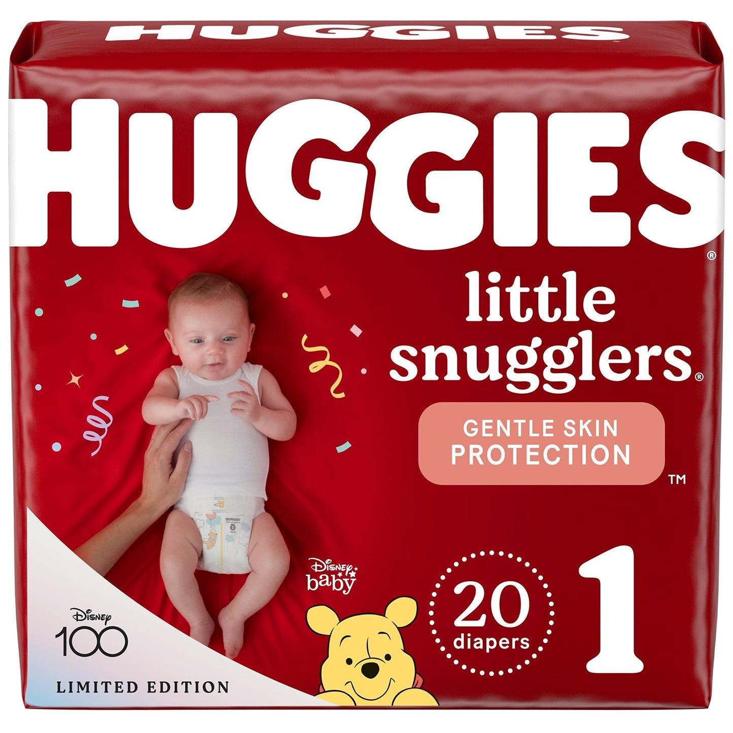 Huggies Size Newborn Diapers, Little Snugglers Baby Diapers, Size Newborn (up to 10 lbs), 31 Count, Packaging May Vary - 7DAY'S
