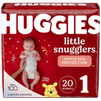 Huggies Size Newborn Diapers, Little Snugglers Baby Diapers, Size Newborn (up to 10 lbs), 31 Count, Packaging May Vary - 7DAY'S
