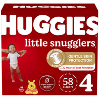 Huggies Size Newborn Diapers, Little Snugglers Baby Diapers, Size Newborn (up to 10 lbs), 31 Count, Packaging May Vary - 7DAY'S
