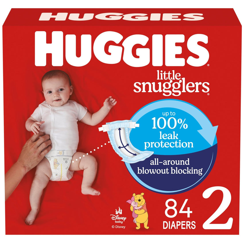 Huggies Size Newborn Diapers, Little Snugglers Baby Diapers, Size Newborn (up to 10 lbs), 31 Count, Packaging May Vary - 7DAY'S