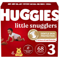 Huggies Size Newborn Diapers, Little Snugglers Baby Diapers, Size Newborn (up to 10 lbs), 31 Count, Packaging May Vary - 7DAY'S