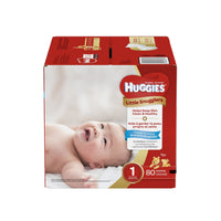 Huggies Size Newborn Diapers, Little Snugglers Baby Diapers, Size Newborn (up to 10 lbs), 31 Count, Packaging May Vary - 7DAY'S