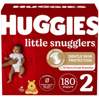 Huggies Size Newborn Diapers, Little Snugglers Baby Diapers, Size Newborn (up to 10 lbs), 31 Count, Packaging May Vary - 7DAY'S