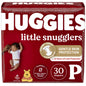 Huggies Size Newborn Diapers, Little Snugglers Baby Diapers, Size Newborn (up to 10 lbs), 31 Count, Packaging May Vary - 7DAY'S