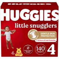 Huggies Size Newborn Diapers, Little Snugglers Baby Diapers, Size Newborn (up to 10 lbs), 31 Count, Packaging May Vary - 7DAY'S