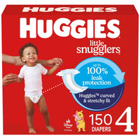 Huggies Size Newborn Diapers, Little Snugglers Baby Diapers, Size Newborn (up to 10 lbs), 31 Count, Packaging May Vary - 7DAY'S