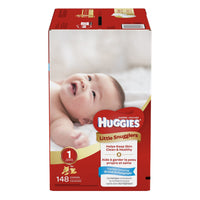 Huggies Size Newborn Diapers, Little Snugglers Baby Diapers, Size Newborn (up to 10 lbs), 31 Count, Packaging May Vary - 7DAY'S