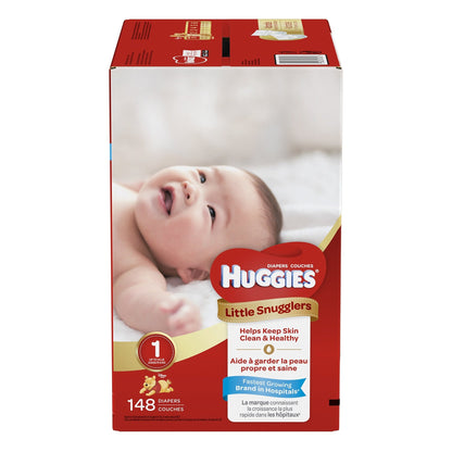 Huggies Size Newborn Diapers, Little Snugglers Baby Diapers, Size Newborn (up to 10 lbs), 31 Count, Packaging May Vary - 7DAY'S