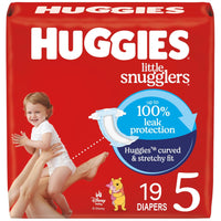 Huggies Size Newborn Diapers, Little Snugglers Baby Diapers, Size Newborn (up to 10 lbs), 31 Count, Packaging May Vary - 7DAY'S