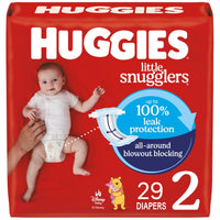 Huggies Size Newborn Diapers, Little Snugglers Baby Diapers, Size Newborn (up to 10 lbs), 31 Count, Packaging May Vary - 7DAY'S