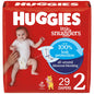 Huggies Size Newborn Diapers, Little Snugglers Baby Diapers, Size Newborn (up to 10 lbs), 31 Count, Packaging May Vary - 7DAY'S