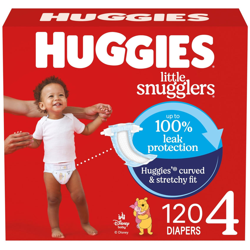 Huggies Size Newborn Diapers, Little Snugglers Baby Diapers, Size Newborn (up to 10 lbs), 31 Count, Packaging May Vary - 7DAY'S