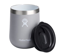 Hydro Flask 10 Oz Wine Glass - Ceramic Stemless Wine Tumbler - Unbreakable with Lid in Trillium Pink - 7DAY'S