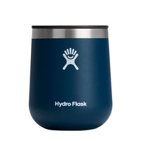 Hydro Flask 10 Oz Wine Glass - Ceramic Stemless Wine Tumbler - Unbreakable with Lid in Trillium Pink - 7DAY'S