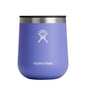 Hydro Flask 10 Oz Wine Glass - Ceramic Stemless Wine Tumbler - Unbreakable with Lid in Trillium Pink - 7DAY'S