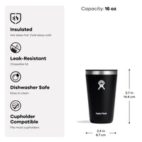 Hydro Flask 16 Oz All Around Tumbler Press - In Lid Surf - 7DAY'S