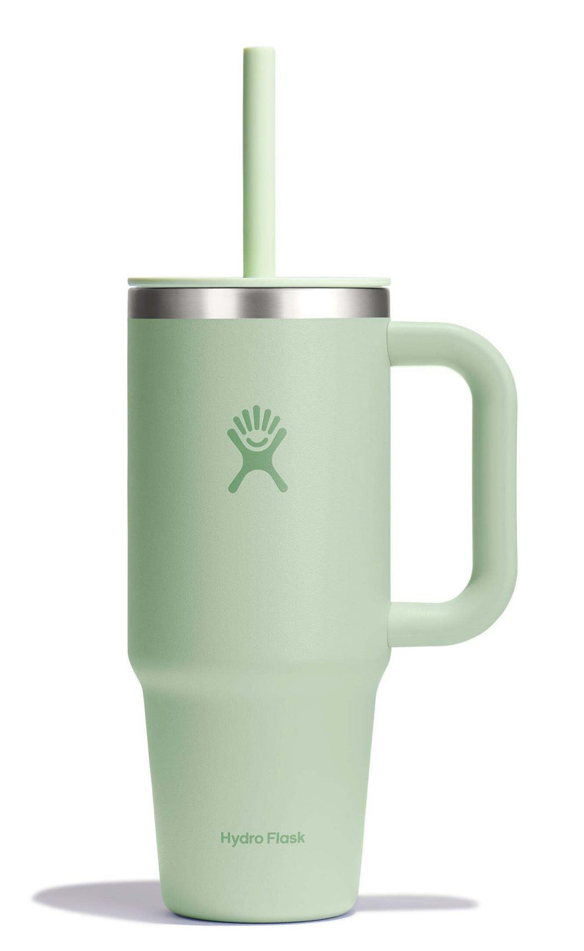 Hydro Flask 40 Oz Travel Tumbler with Handle, Lid and Straw - Insulated Stainless Steel in Sugarplum - 7DAY'S