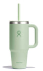 Hydro Flask 40 Oz Travel Tumbler with Handle, Lid and Straw - Insulated Stainless Steel in Sugarplum - 7DAY'S