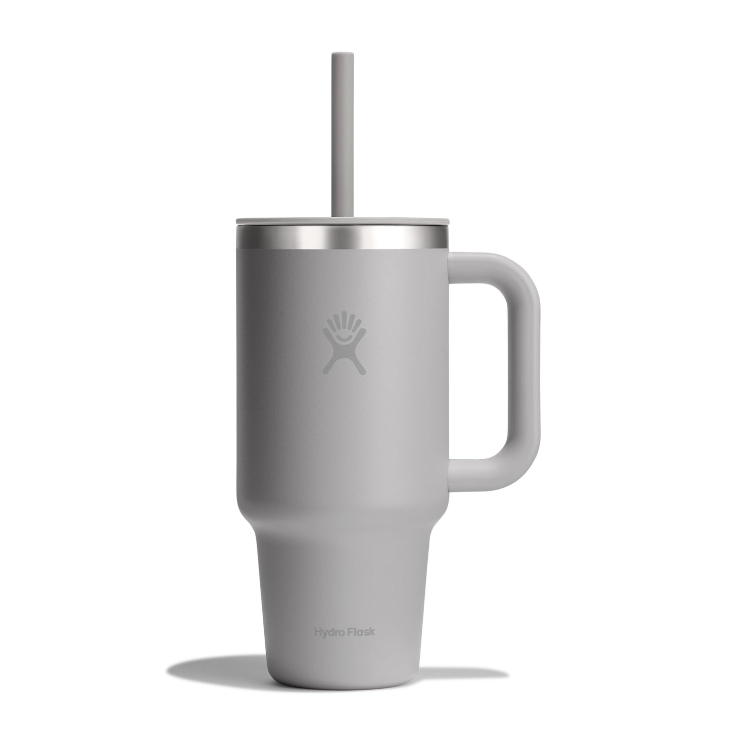 Hydro Flask 40 Oz Travel Tumbler with Handle, Lid and Straw - Insulated Stainless Steel in Sugarplum - 7DAY'S