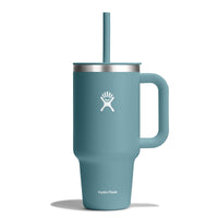 Hydro Flask 40 Oz Travel Tumbler with Handle, Lid and Straw - Insulated Stainless Steel in Sugarplum - 7DAY'S