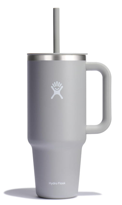 Hydro Flask 40 Oz Travel Tumbler with Handle, Lid and Straw - Insulated Stainless Steel in Sugarplum - 7DAY'S