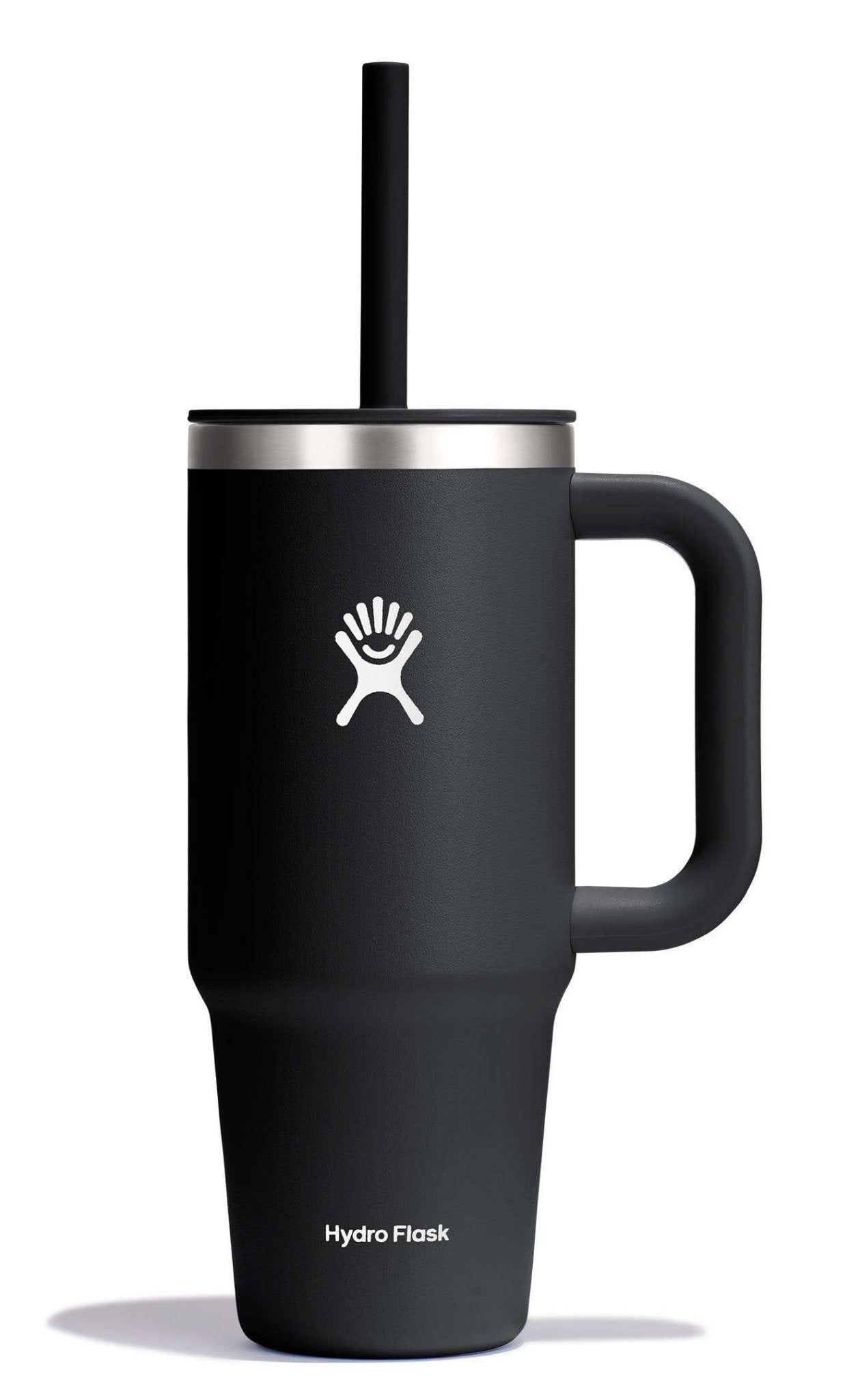 Hydro Flask 40 Oz Travel Tumbler with Handle, Lid and Straw - Insulated Stainless Steel in Sugarplum - 7DAY'S