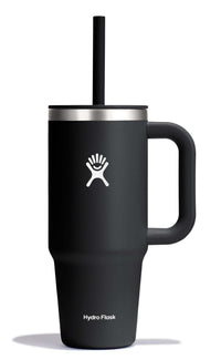 Hydro Flask 40 Oz Travel Tumbler with Handle, Lid and Straw - Insulated Stainless Steel in Sugarplum - 7DAY'S