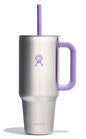 Hydro Flask 40 Oz Travel Tumbler with Handle, Lid and Straw - Insulated Stainless Steel in Sugarplum - 7DAY'S