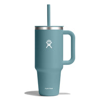 Hydro Flask 40 Oz Travel Tumbler with Handle, Lid and Straw - Insulated Stainless Steel in Sugarplum - 7DAY'S