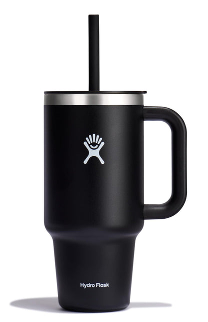 Hydro Flask 40 Oz Travel Tumbler with Handle, Lid and Straw - Insulated Stainless Steel in Sugarplum - 7DAY'S