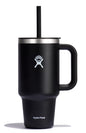 Hydro Flask 40 Oz Travel Tumbler with Handle, Lid and Straw - Insulated Stainless Steel in Sugarplum - 7DAY'S