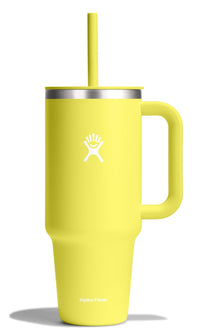 Hydro Flask 40 Oz Travel Tumbler with Handle, Lid and Straw - Insulated Stainless Steel in Sugarplum - 7DAY'S