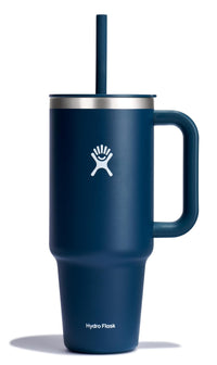 Hydro Flask 40 Oz Travel Tumbler with Handle, Lid and Straw - Insulated Stainless Steel in Sugarplum - 7DAY'S