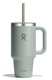 Hydro Flask 40 Oz Travel Tumbler with Handle, Lid and Straw - Insulated Stainless Steel in Sugarplum - 7DAY'S