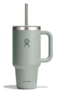 Hydro Flask 40 Oz Travel Tumbler with Handle, Lid and Straw - Insulated Stainless Steel in Sugarplum - 7DAY'S
