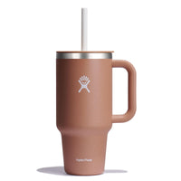 Hydro Flask 40 Oz Travel Tumbler with Handle, Lid and Straw - Insulated Stainless Steel in Sugarplum - 7DAY'S