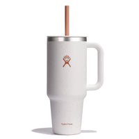 Hydro Flask 40 Oz Travel Tumbler with Handle, Lid and Straw - Insulated Stainless Steel in Sugarplum - 7DAY'S