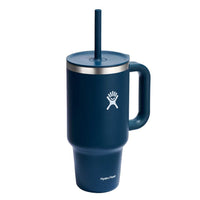 Hydro Flask 40 Oz Travel Tumbler with Handle, Lid and Straw - Insulated Stainless Steel in Sugarplum - 7DAY'S