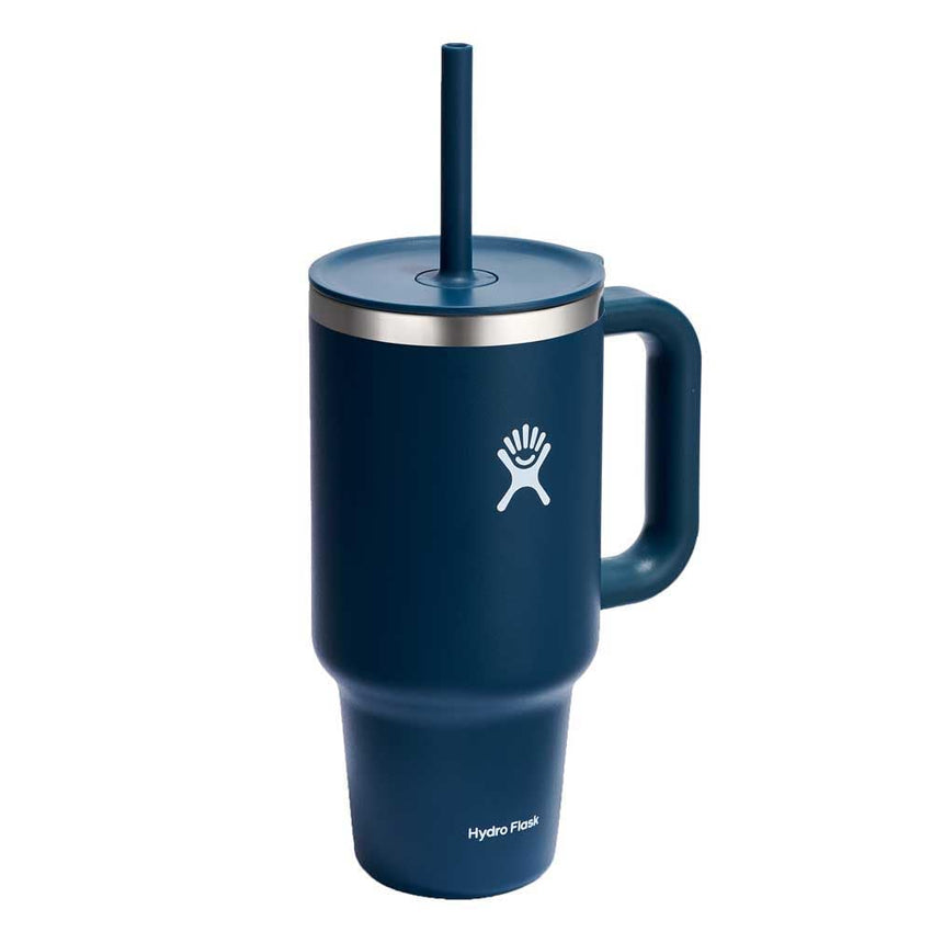 Hydro Flask 40 Oz Travel Tumbler with Handle, Lid and Straw - Insulated Stainless Steel in Sugarplum - 7DAY'S