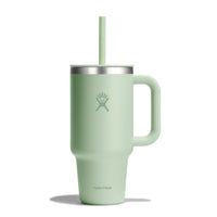 Hydro Flask 40 Oz Travel Tumbler with Handle, Lid and Straw - Insulated Stainless Steel in Sugarplum - 7DAY'S
