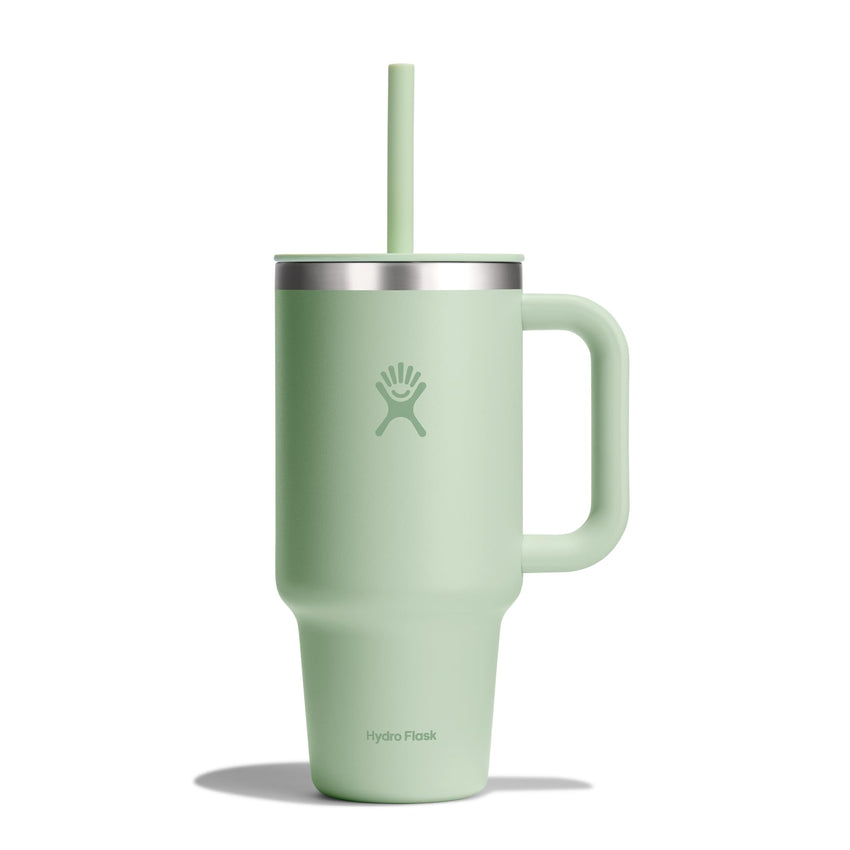 Hydro Flask 40 Oz Travel Tumbler with Handle, Lid and Straw - Insulated Stainless Steel in Sugarplum - 7DAY'S