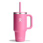 Hydro Flask 40 Oz Travel Tumbler with Handle, Lid and Straw - Insulated Stainless Steel in Sugarplum - 7DAY'S