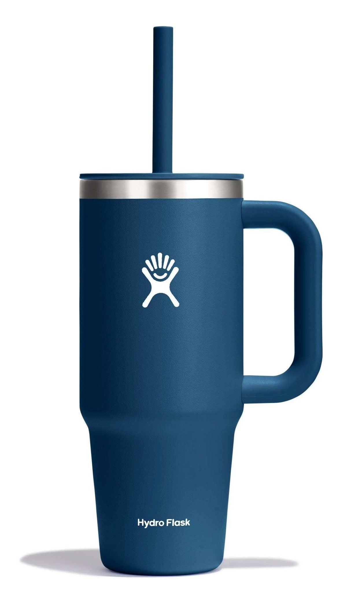 Hydro Flask 40 Oz Travel Tumbler with Handle, Lid and Straw - Insulated Stainless Steel in Sugarplum - 7DAY'S